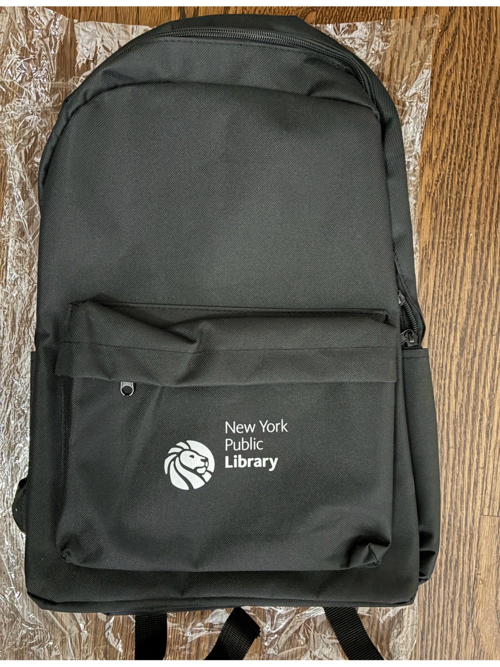 Rare Black New York Public Library - NYPL Backpack Laptop Book Bag - Brand New